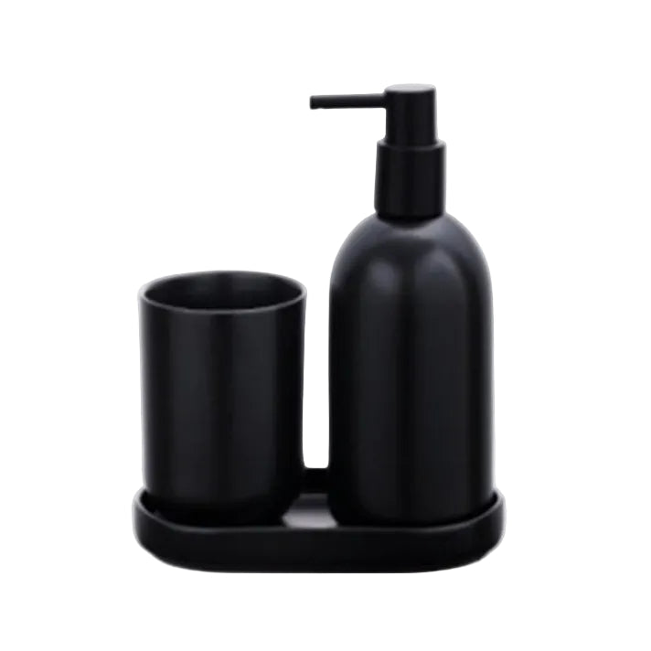 Danny Home Premium 3-Piece Bathroom Accessory Set for Elegant Everyday Organization
