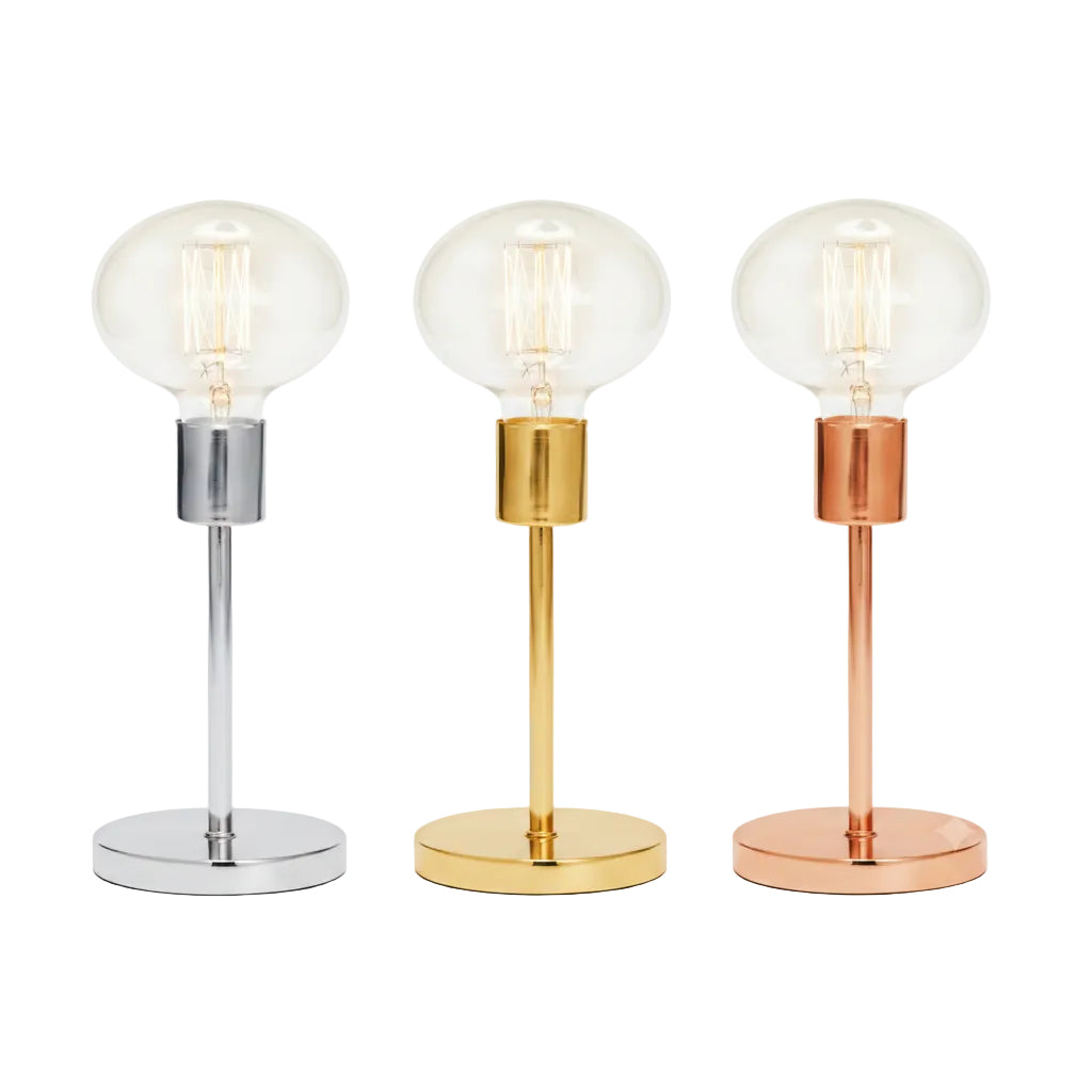 Danny Home Premium Silver Table Lamp – Modern Metallic Decorative Lighting for Stylish Interiors