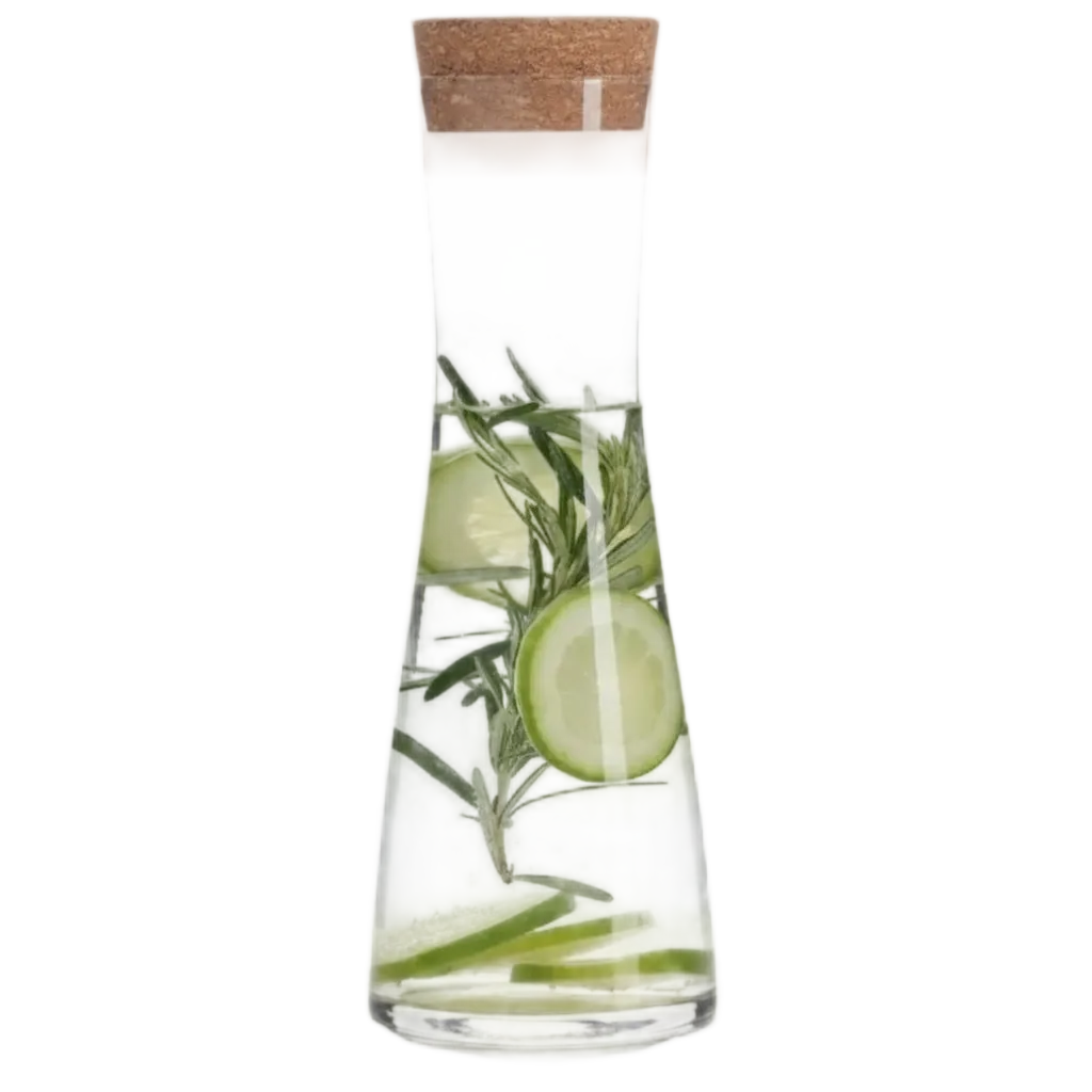 Danny Home Premium Glass Bottle – 7 × 27cm Elegant Beverage Storage & Serving Bottle for Home