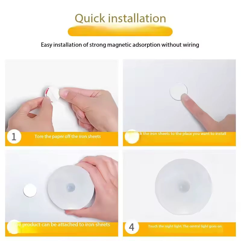 USB Rechargeable Closet Lamp with Soft Glow