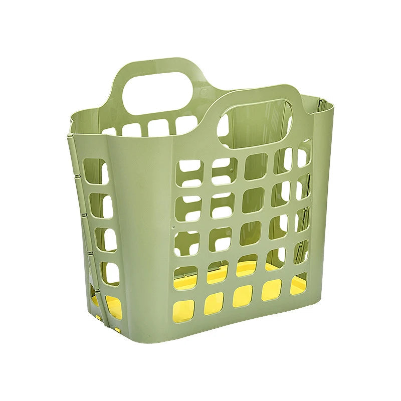 Luxury Foldable Plastic Laundry Basket with Handles