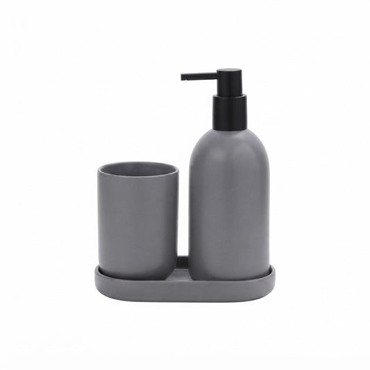 Danny Home Modern 3-Piece Bathroom Set for Everyday Organization & Personal Care