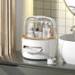 Luxury Makeup Organizer with Dustproof Cover & Tissue Holder
