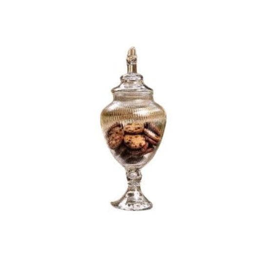 Danny Home Premium Decorative Glass Jar for Elegant Everyday Dining & Kitchen Use
