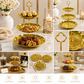 3-Tier Gold Dessert & Serving Stand