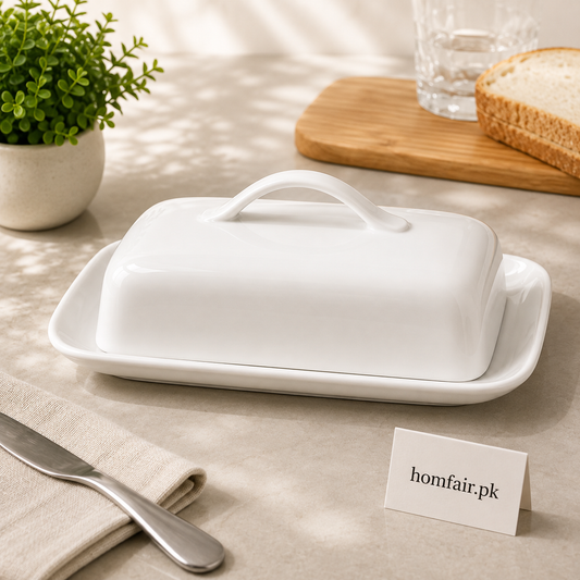Brilliant Ceramic Butter Dish with Lid