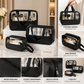 Luxury 3-Piece Transparent Travel Cosmetic Organizer Bag Set