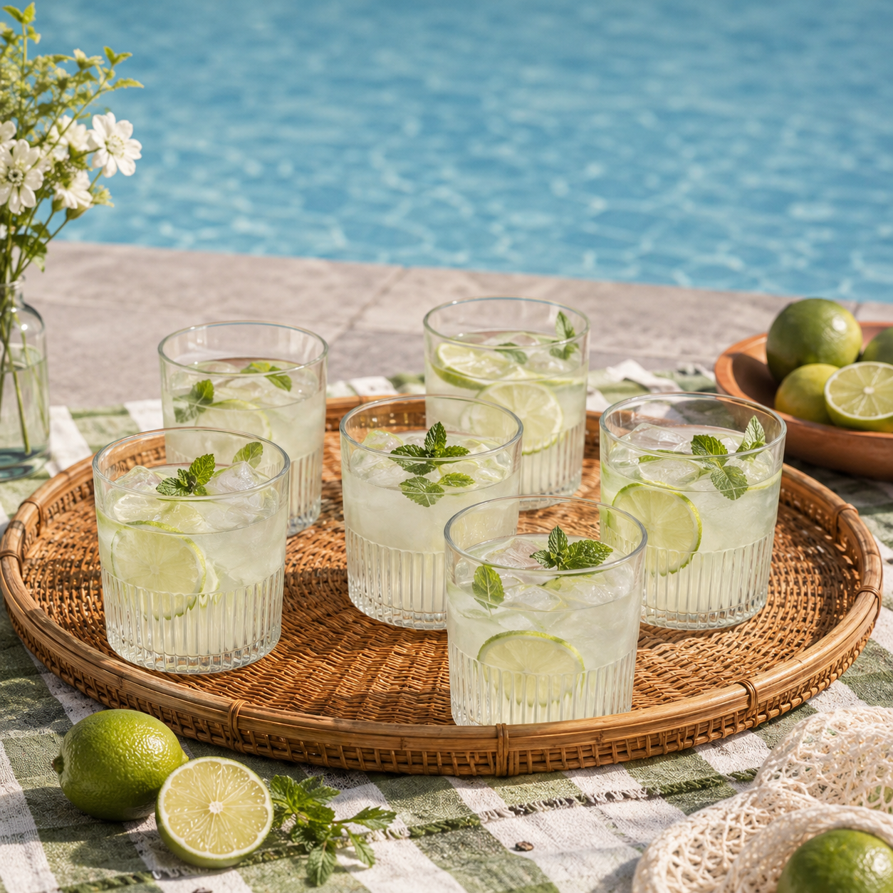 Limon EssentialServe 2445 Glass Set Ribbed 6 Pieces