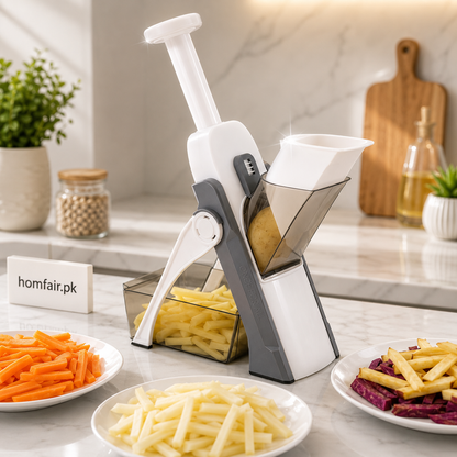 Multifunction Vegetable Slicer & French Fry Cutter