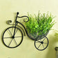 Bicycle Design Wall Basket for Home Decoration | Luxury Floral Wall Decor