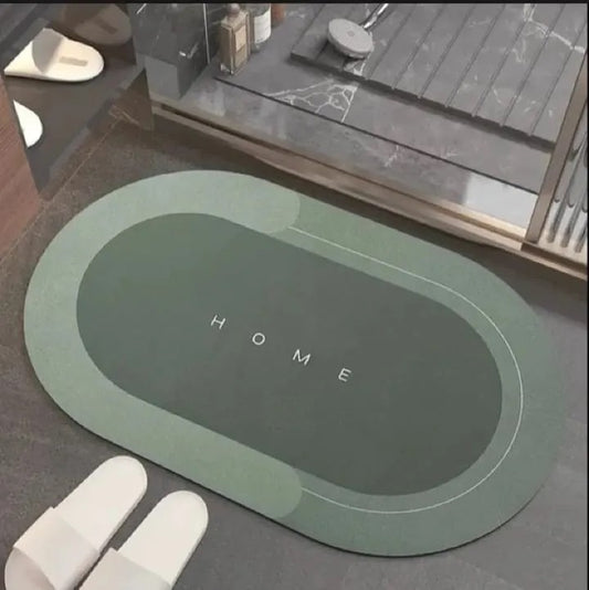 Light Green Home Mat for Home Entrance Non-Slip Door Mat for Indoor & Outdoor Use