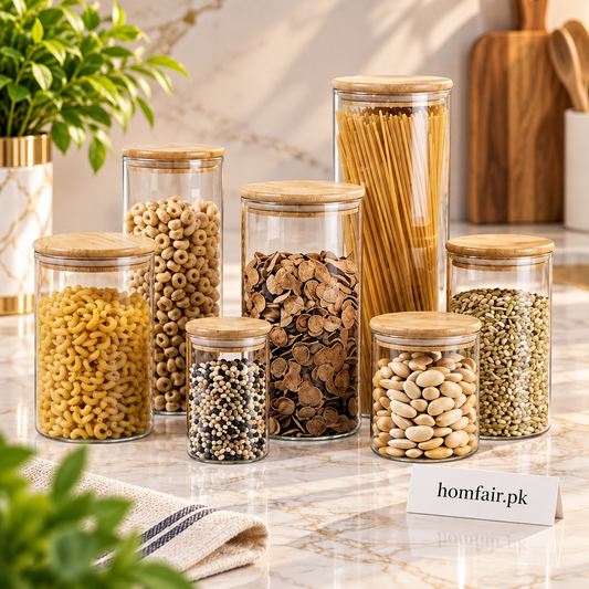 Danny Home Premium 7-Piece Food Container Set – Elegant Kitchen Storage Collection for Everyday Organization