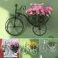 Bicycle Design Wall Basket for Home Decoration | Luxury Floral Wall Decor
