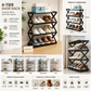 4-Tier Shoe Rack – Space Saving Shoe Organizer Stand