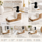 Luxury Soap Dispenser with Sponge Holder Bathroom & Kitchen Sink Organizer