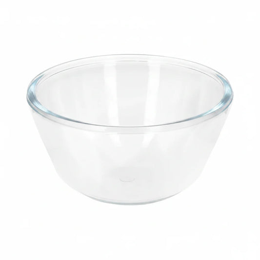Danny Home Premium Glass Salad Bowl 1600ml for Elegant Everyday Dining & Kitchen Use