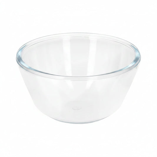 Danny Home Premium Glass Salad Bowl 800ml for Elegant Everyday Dining & Kitchen Use