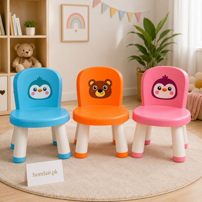 Premium Kids Cartoon Plastic Chair