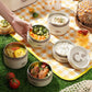 Portable Lunch Box with Insulated Bag Food Storage Container