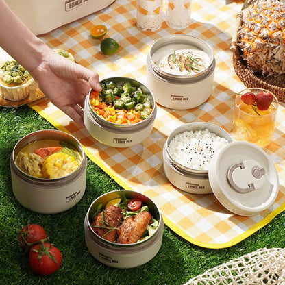 Portable Lunch Box with Insulated Bag Food Storage Container