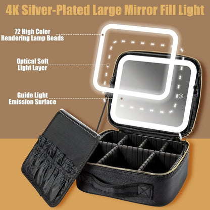 Smart LED Cosmetic Makeup Organizer – Lighted Beauty Storage Box