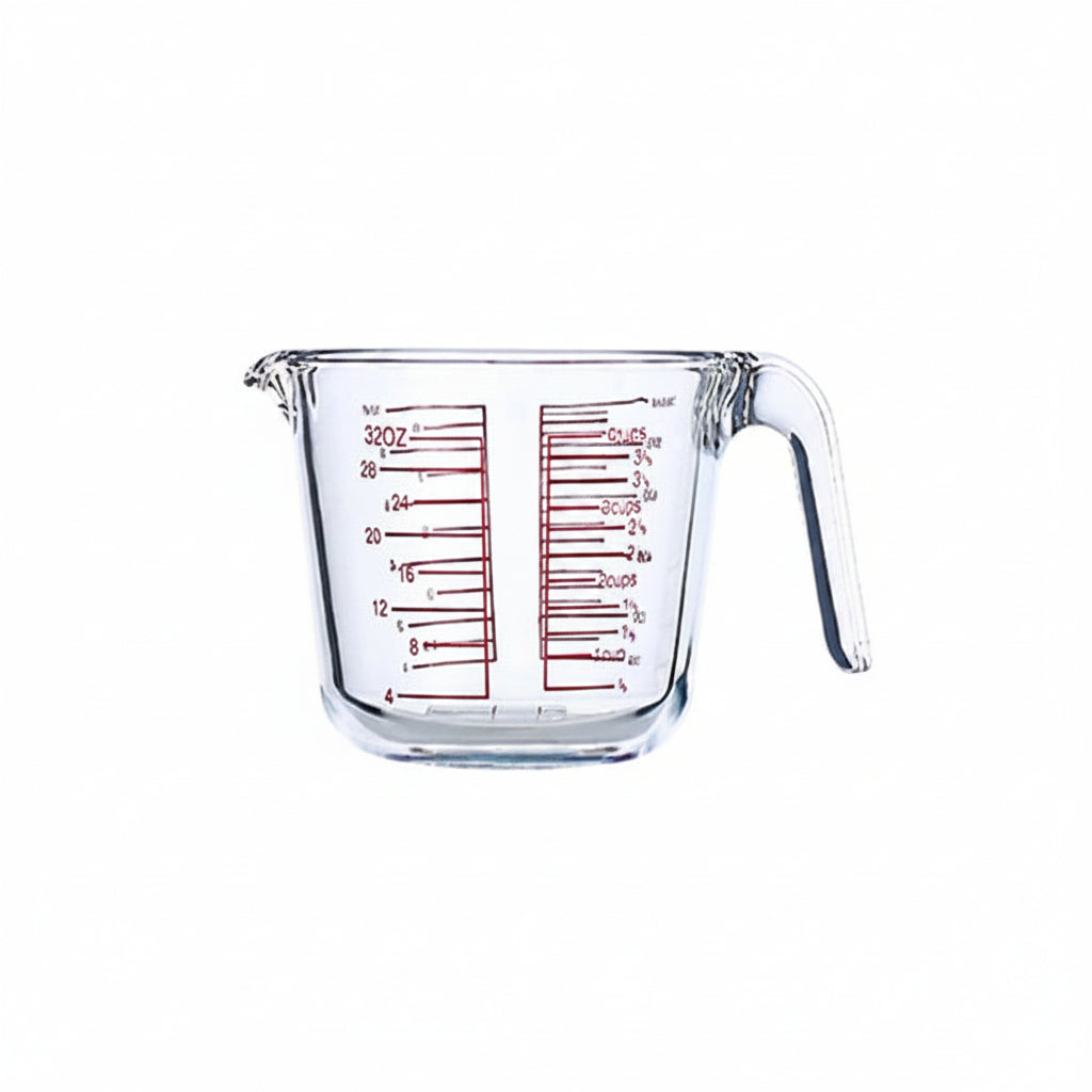 Danny Home Modern Glass Measuring Cup – Durable Everyday Kitchenware for Home Use