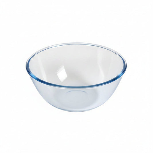 Danny Home Premium Round Glass Bowl 500ml for Elegant Everyday Dining & Kitchen Use