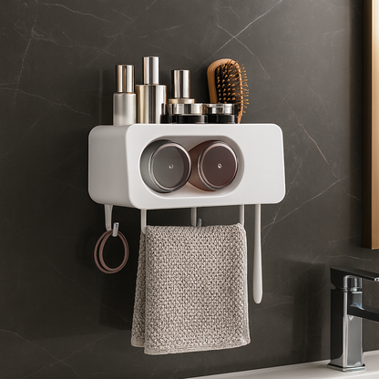 Premium Automatic Toothpaste Dispenser Wall Mounted Bathroom Holder