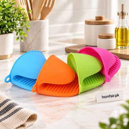 Heat Resistant Pot Holder Set of 2 for Safe Cooking and Hot Handles