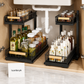 2-Tier Under Sink Organizer Sliding Pull-Out Storage Rack for Kitchen & Bathroom