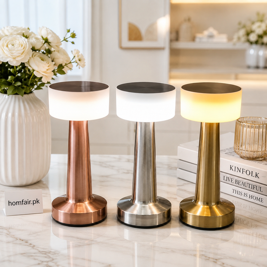 Rechargeable Touch Control LED Table Lamp Modern Cordless Dimmable Desk Lamp