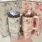 Stanley x Love Shack Fancy 40oz Tumbler Limited Edition Floral Quencher