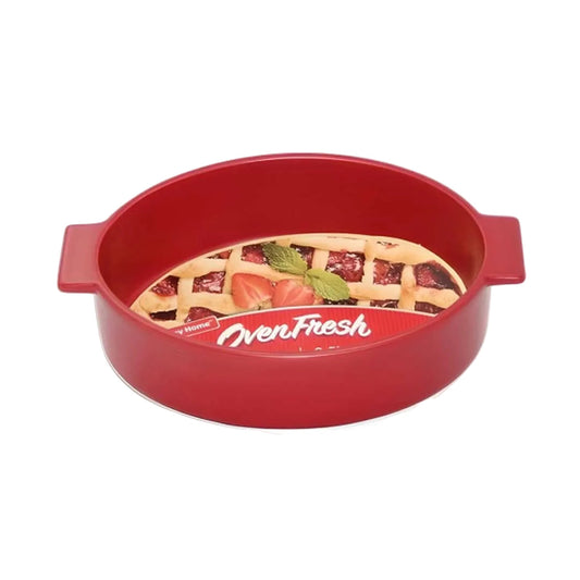 Danny Home Premium 10-Inch Porcelain Bakeware Dish for Elegant Baking & Serving
