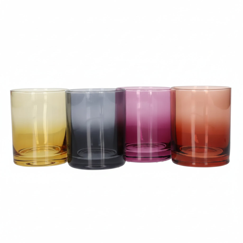 Elegant Premium Glass Drinking Set of 4 – 385ml Modern Everyday Drinkware