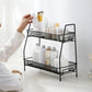 2 Layer Metal Stand Multi-Purpose Organizer