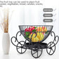 2 Tier Decorative Fruit Basket Stylish Kitchen Organizer