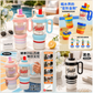 2500ml Multifunction Sports Water Bottle with Handle & Straw