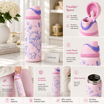 Owala Cupid's Melody Water Bottle – Insulated Bottle 32oz