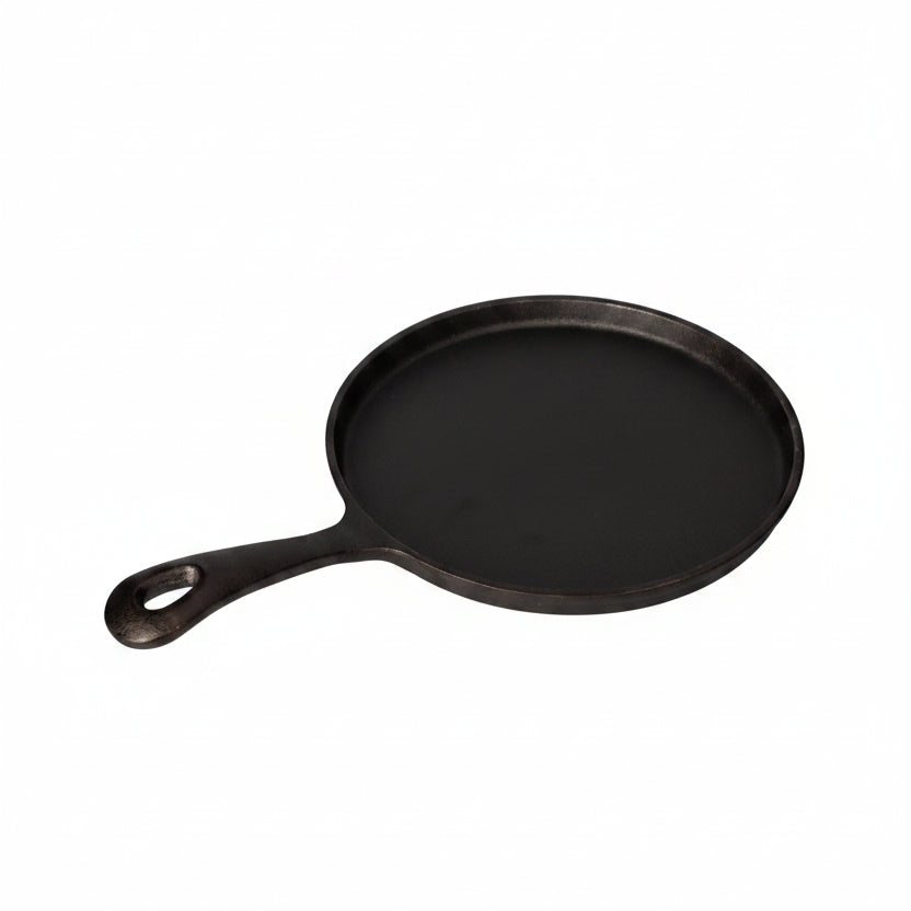 Danny Home Premium 20cm Cast Iron Skillet for Pancakes, Dosas & Everyday Cooking