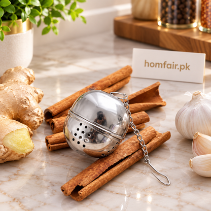 Stainless Steel Spice Infuser Ball with Chain for Tea and Cooking