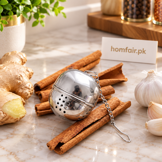 Stainless Steel Spice Infuser Ball with Chain for Tea and Cooking