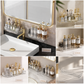 Wall Mounted Acrylic Bathroom Organizer Shelf