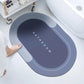 Blue Bathroom Mat for Home Entrance Non-Slip Door Mat for Indoor & Outdoor Use