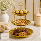 3-Tier Gold Dessert & Serving Stand