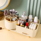 360° Rotating Makeup Organizer with Brush Holder Elegant Vanity Storage