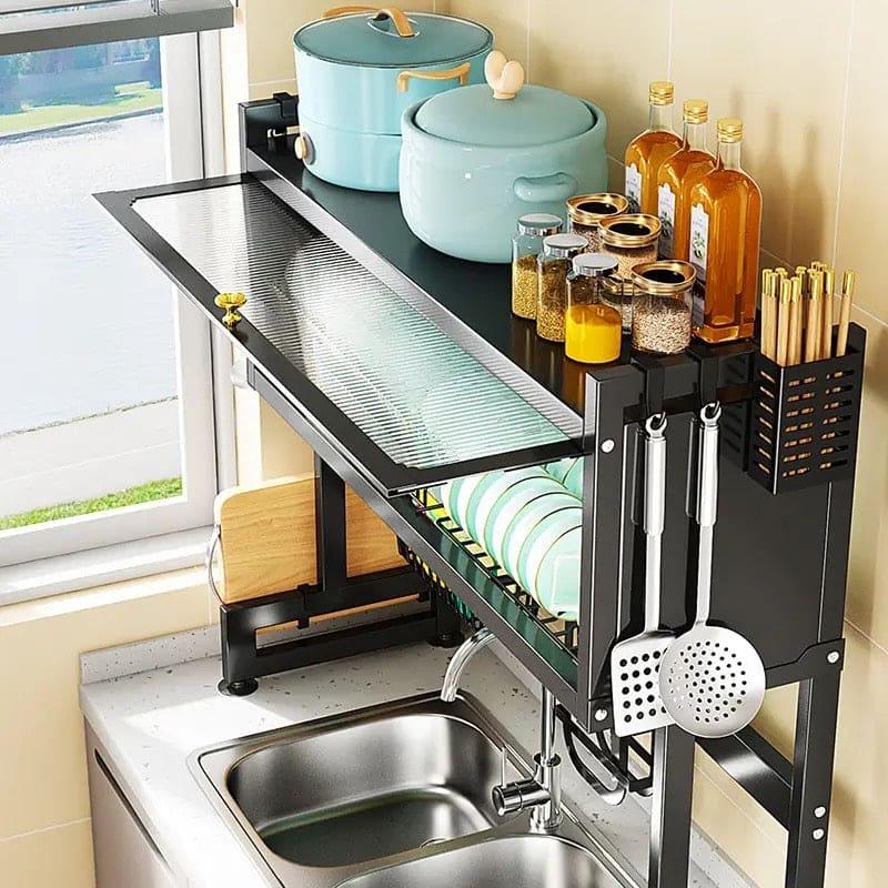 Over The Sink Rack for Kitchen Organization and Storage