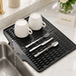 Luxury Silicone Dish Drying Mat for Kitchen Countertop