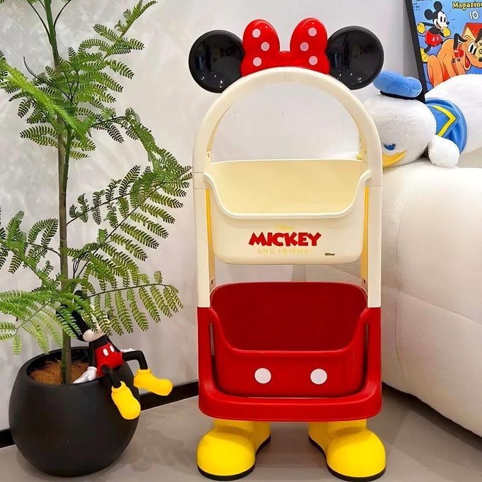 Disney-Inspired 2-Tier Wall Mounted Kids Storage Organizer Nursery Storage