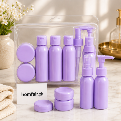 Portable Refillable Travel Containers Kit Travel Bottles Set for Toiletries