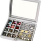 Luxury Glass Top Velvet Jewelry Organizer Box